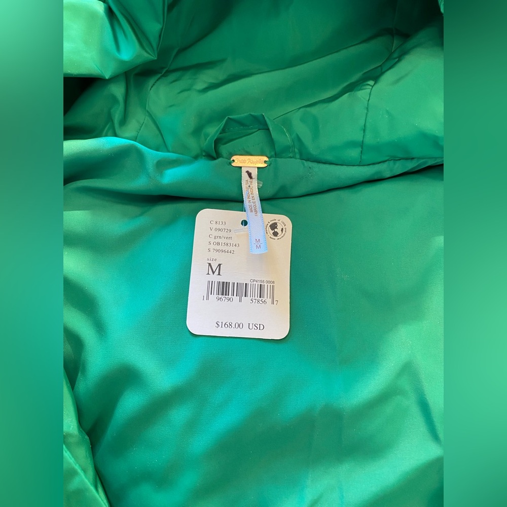Free People Trapeze Haley Puffer Jacket Green Medium NWT - Picture 11 of 16
